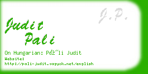 judit pali business card